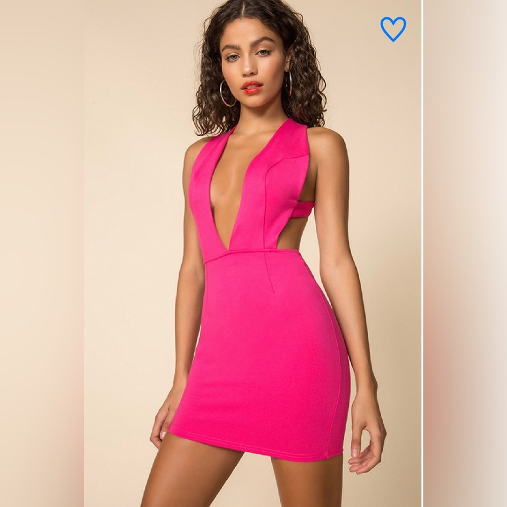 superdown Pink Mini Dress